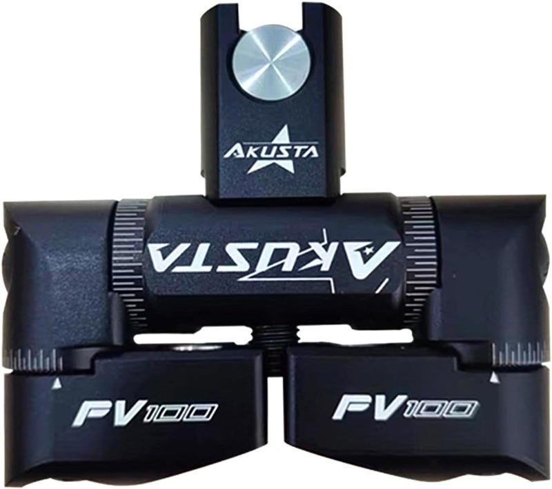 DEERACE Double Side Adjustable V-Bar Archery Stabilizer Mount Quick Disconnect for Recurve and Compound Bows - Image 1